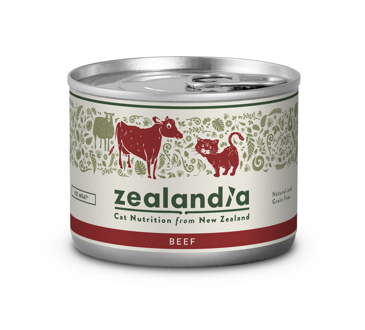 Говядина для кошек. New Zealand canned Beef. Natural New Zealand Pet Nutrition. Zealandia 84% 500 г. Zealandia / Зеландия. Масло произведен.