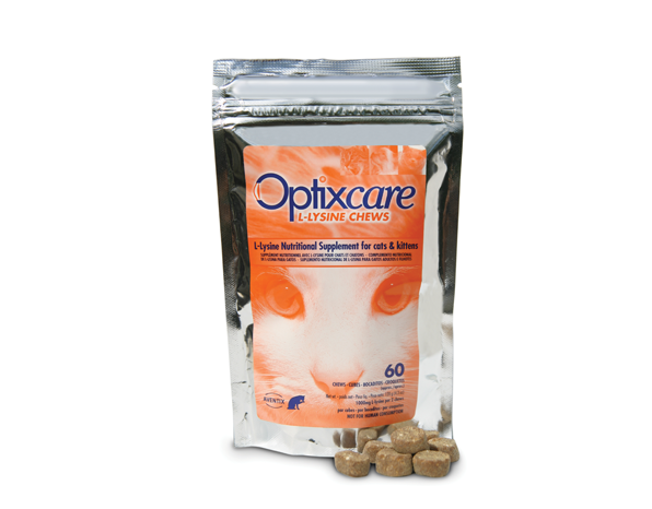 Optixcare 2025 lysine chews